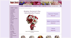 Desktop Screenshot of mapleflorist.com